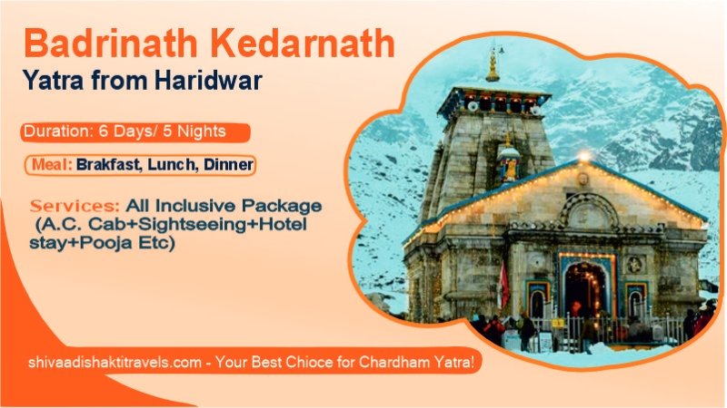  Badrinath Kedarnath Yatra Package from Haridwar