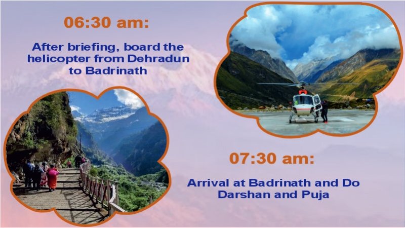Badrinath Yatra by Helicopter