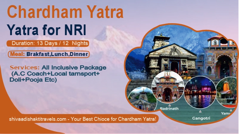 Chardham Yatra For NRI Tour Package 2026